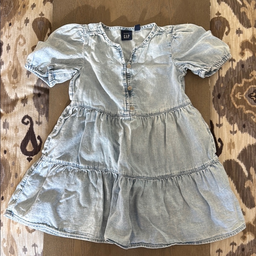 GAP Toddler Girls Blue Denim Dress size 4T